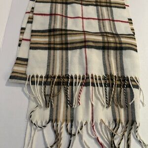 V. FRAAS Checkered Cashmink Scarf